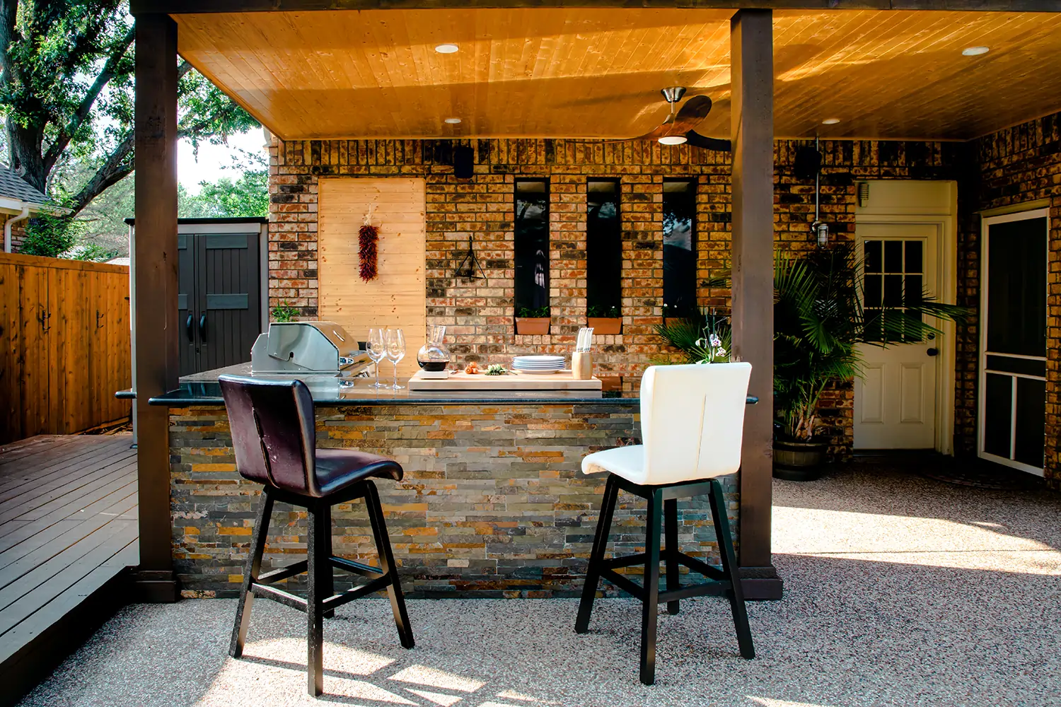 Liban Landscape outdoor Kitchen installation